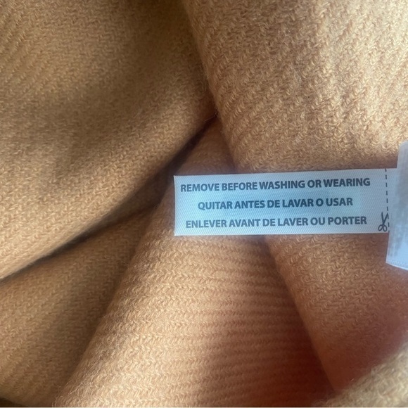 J. CREW Reversible Plaid Wool Blend Wrap Poncho XS-S NWT Beautiful Color Warm - Picture 7 of 7